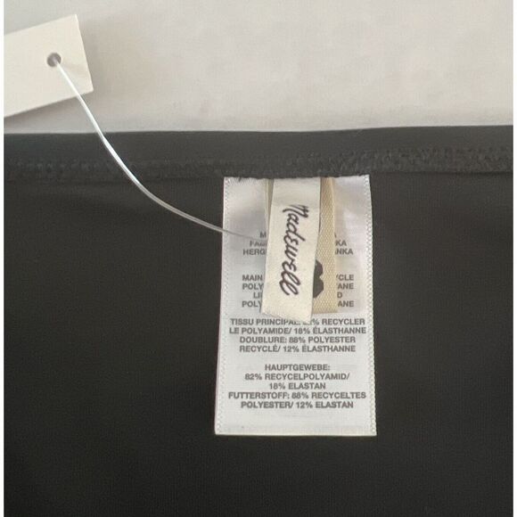 Madewell MD330 Womens Sz S Black Second Wave Classic Bikini Bottom - Picture 3 of 7